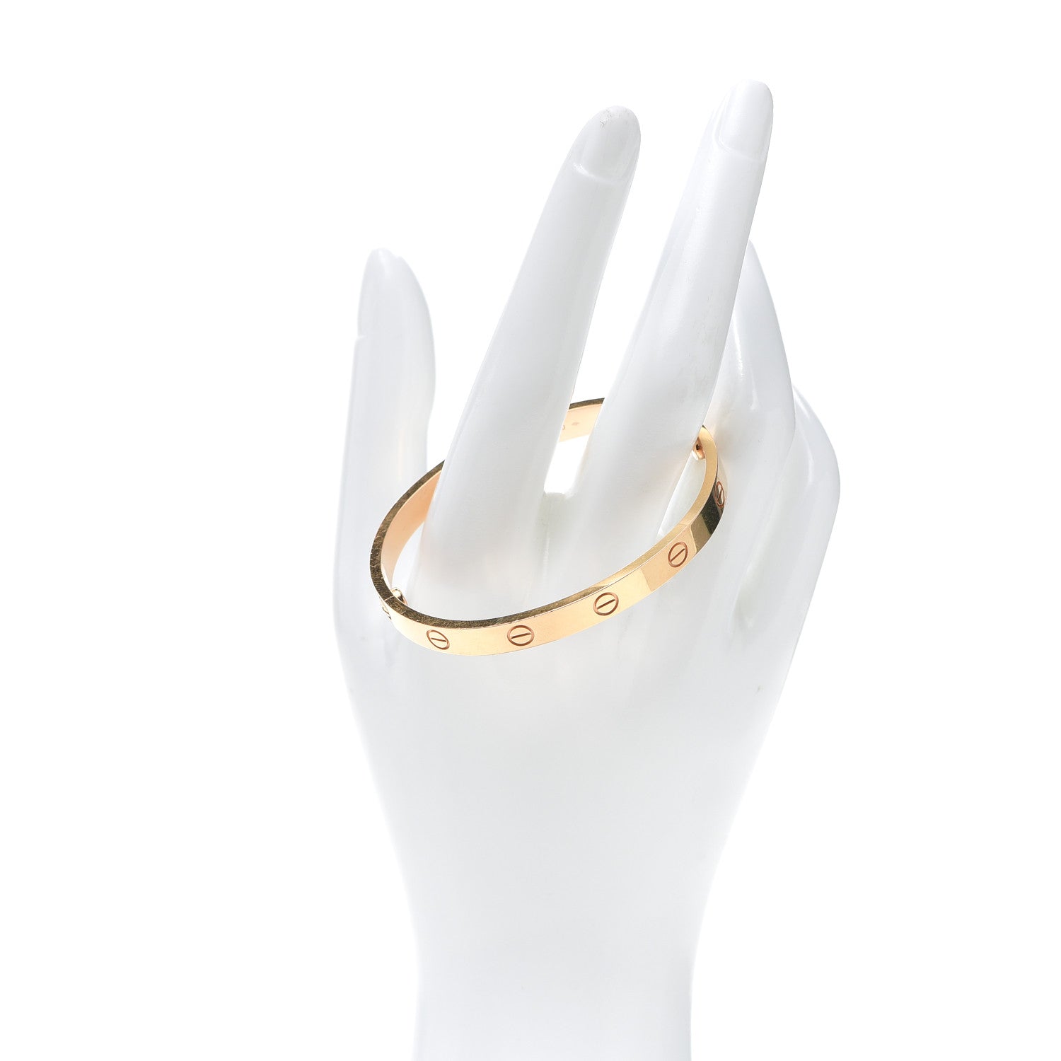 Cartier 18K Pink Gold LOVE Bracelet 17 2 of 8