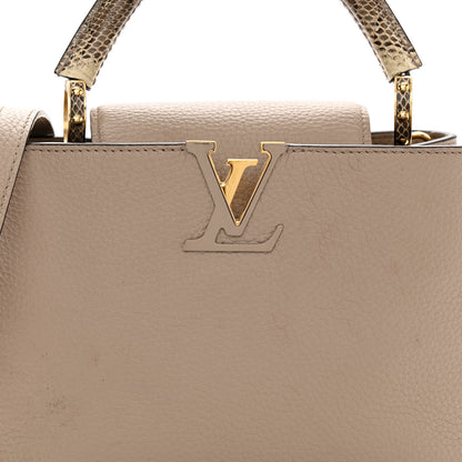 Louis Vuitton Taurillon Ayers Capucines BB Galet 7 of 12
