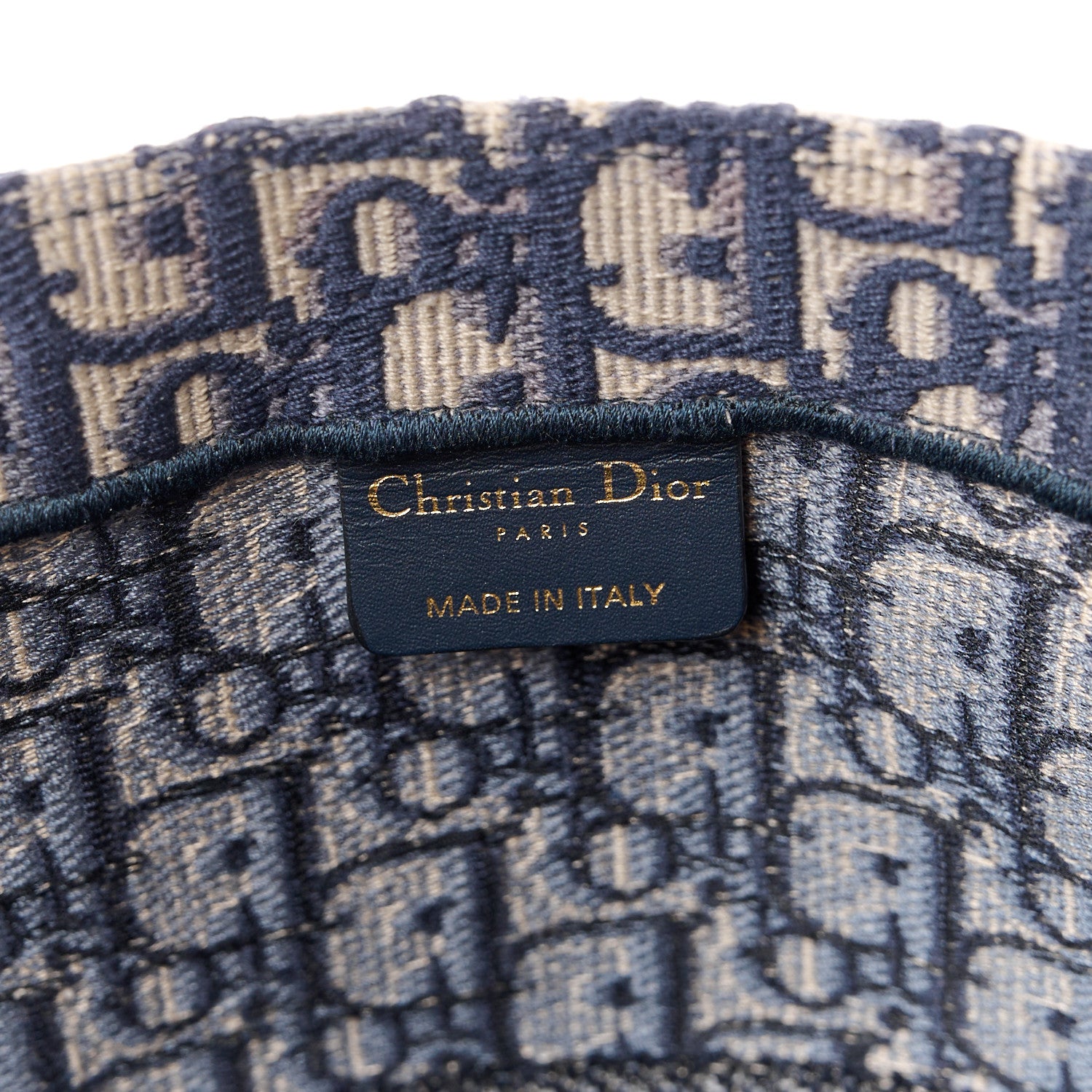 Christian Dior Oblique Large Book Tote Blue Multicolor 6 of 10