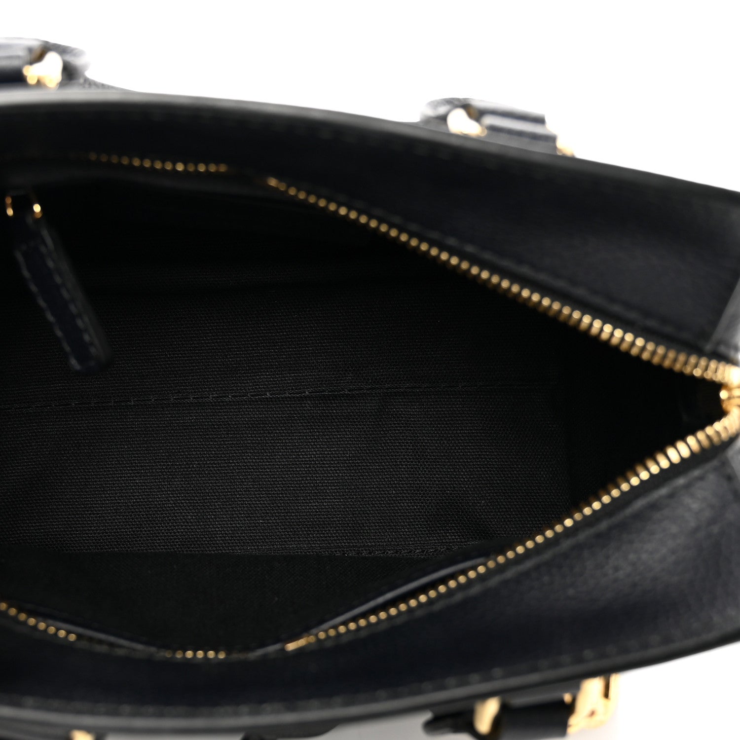 Alexander McQueen Pebbled Calfskin Mini Skull Padlock Zip Around Tote Navy 5 of 10