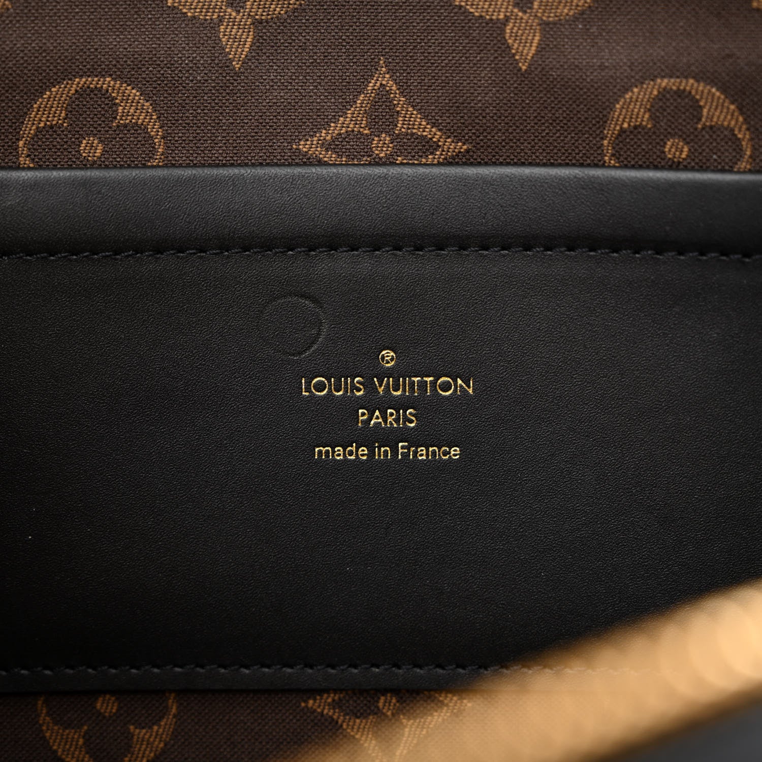 Louis Vuitton Calfskin Monogram Embossed Utility Crossbody Black 7 of 10