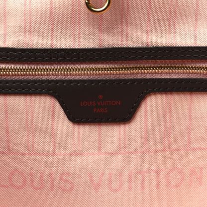 Louis Vuitton Damier Ebene Neo Neverfull MM Rose Ballerine 7 of 13