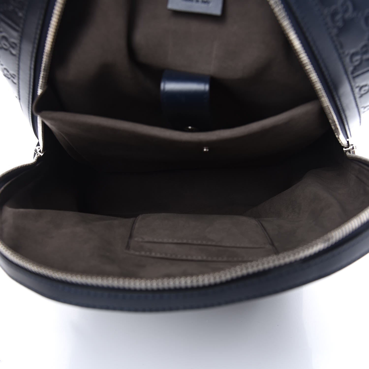 Gucci Guccissima Signature Day Backpack Blue 5 of 10