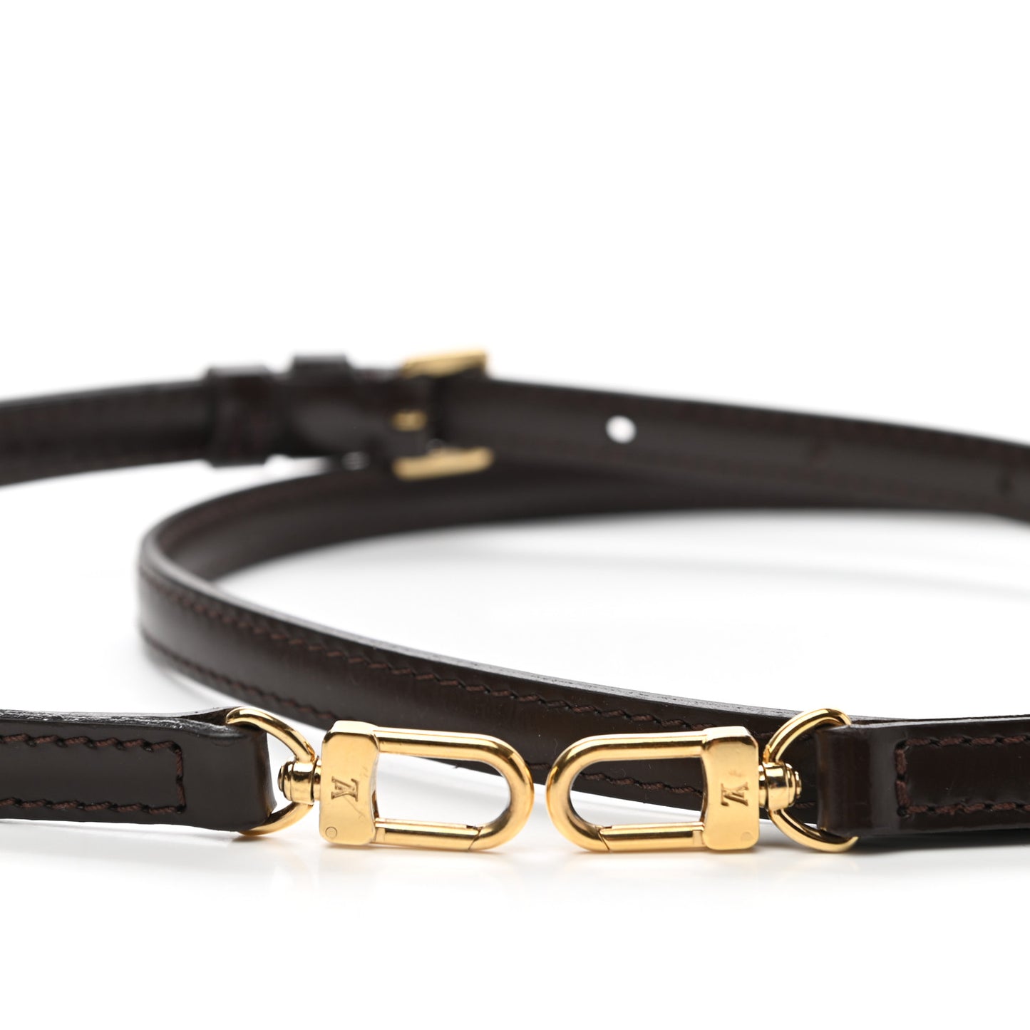 Calfskin 12mm Adjustable Shoulder Strap Brown