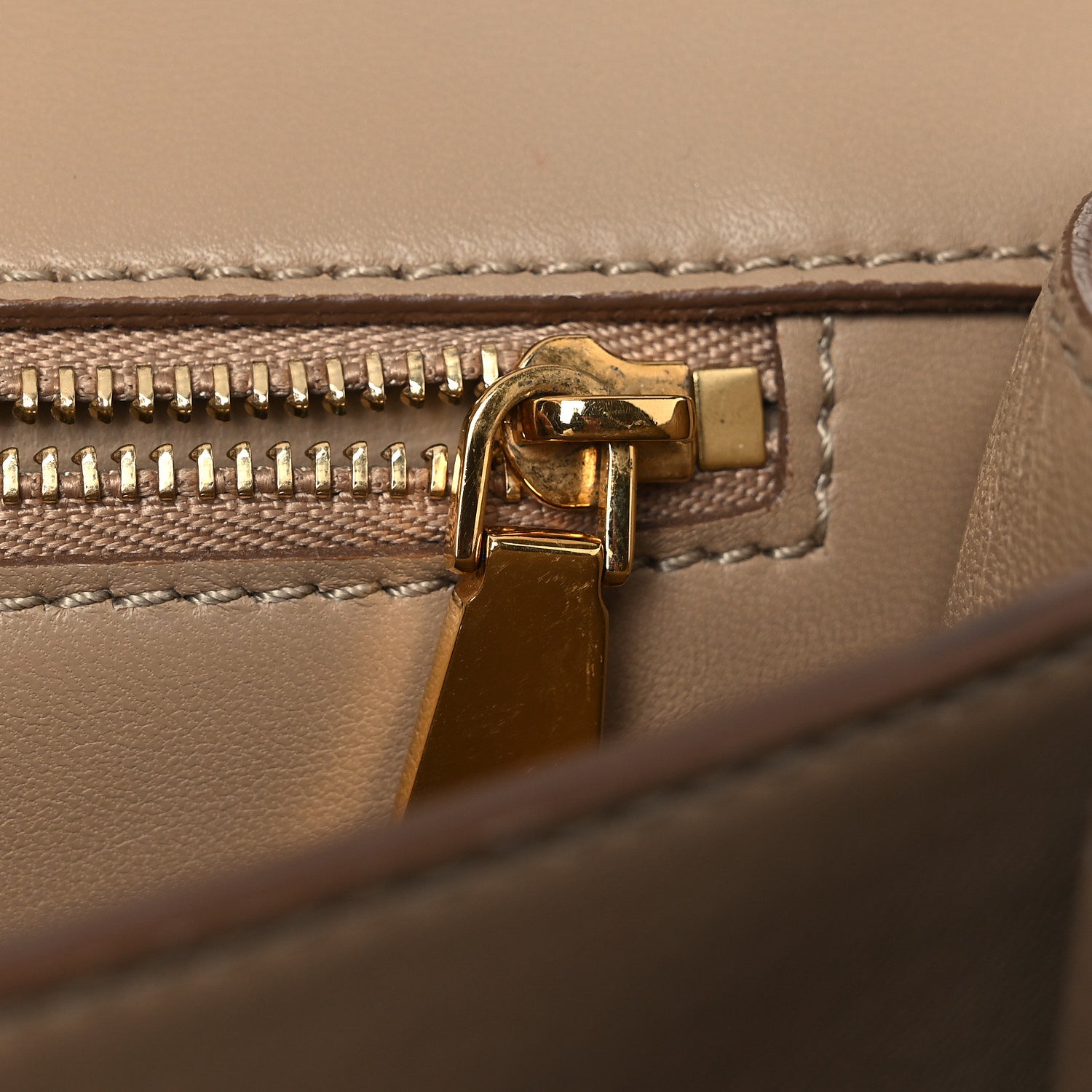 Burberry Grained Calfskin Small TB Bag Oat Beige 12 of 14