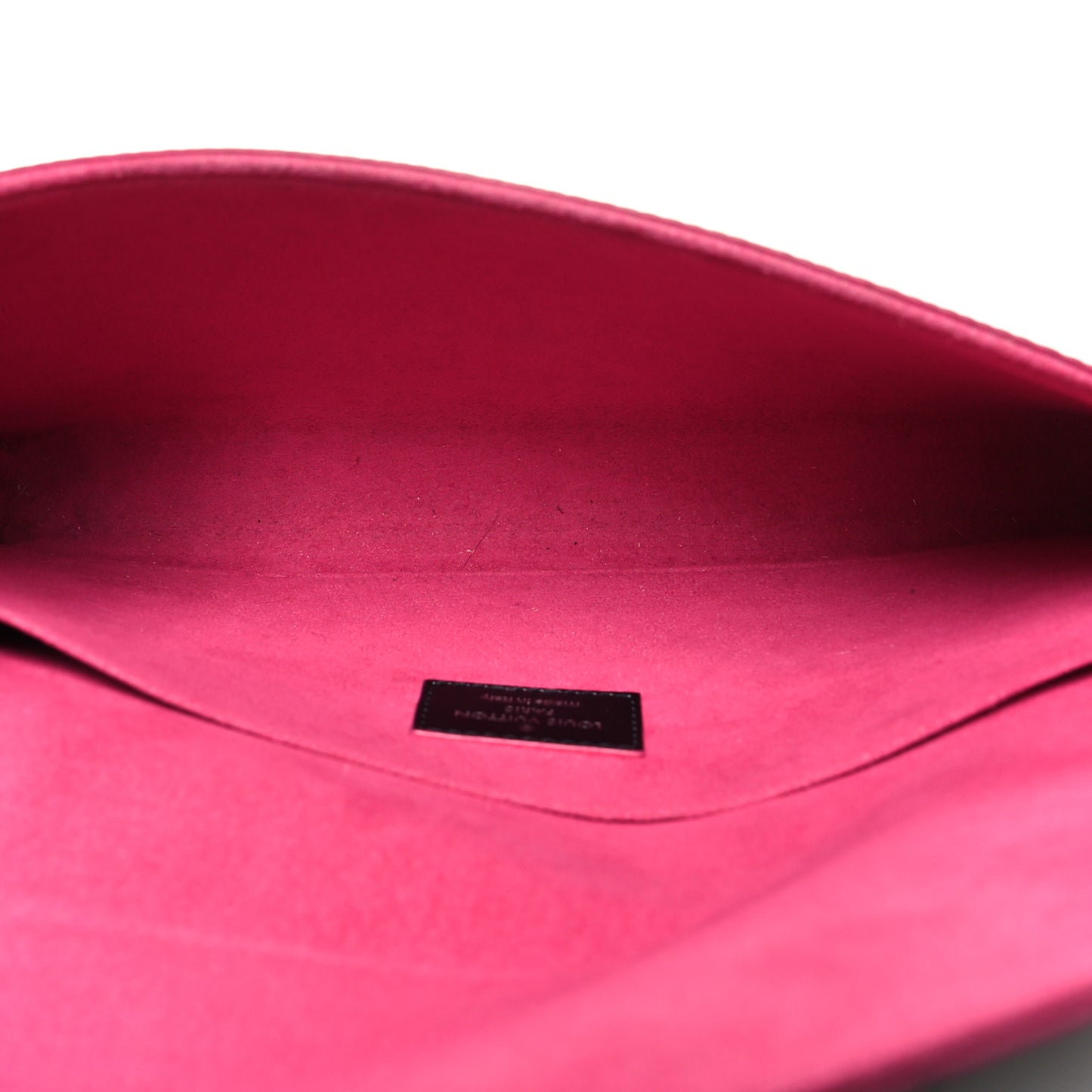 Epi Pochette Felicie Black Hot Pink