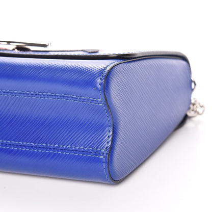 Louis Vuitton Epi Flamingo Twist Shoulder Bag MM Blue 8 of 9