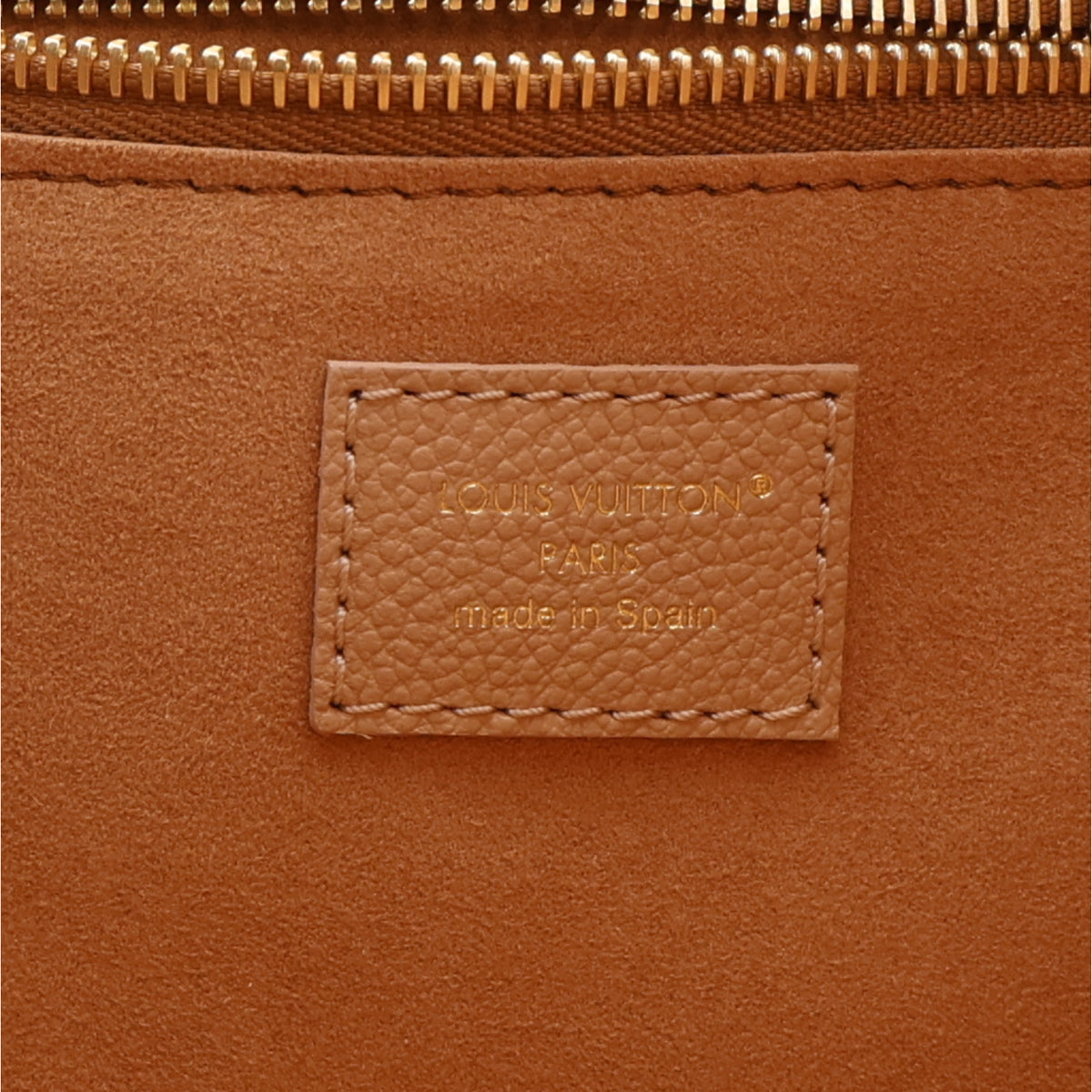 Louis Vuitton Empreinte Monogram Couture Neverfull MM Hazelnut 7 of 10