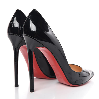 Christian Louboutin Patent Pigalle 120 Pumps 42 Black 4 of 9
