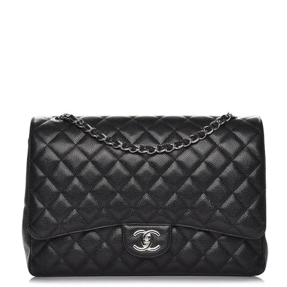 Chanel Caviar Quilted Maxi Double Flap Black 1 of 9