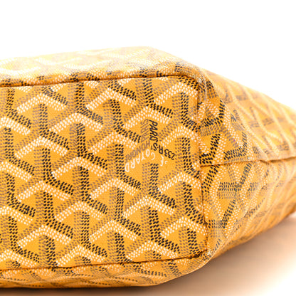Goyard Goyardine Saint Louis Junior Jr PM Tote Yellow 9 of 12