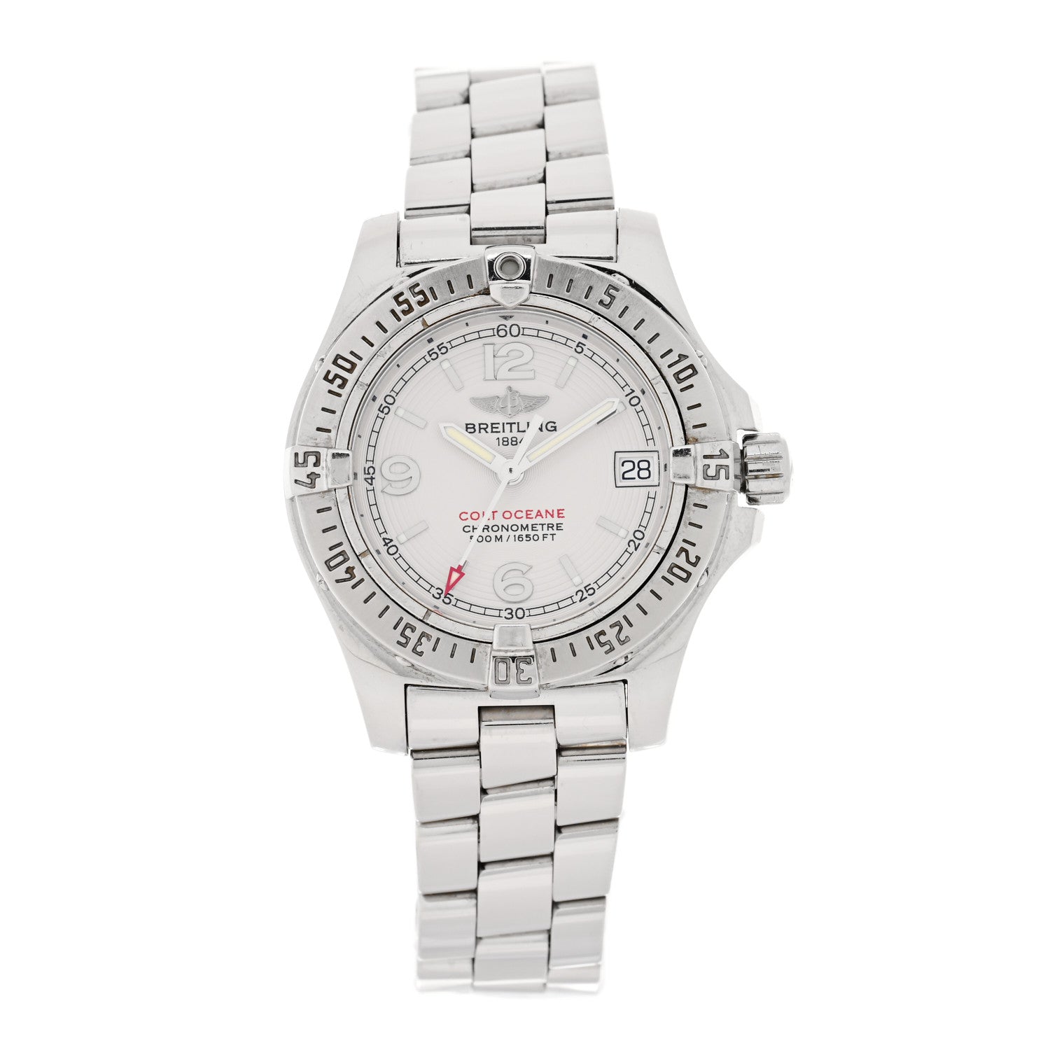Breitling Stainless Steel 33mm Colt Oceane Quartz Watch A77380 1 of 5