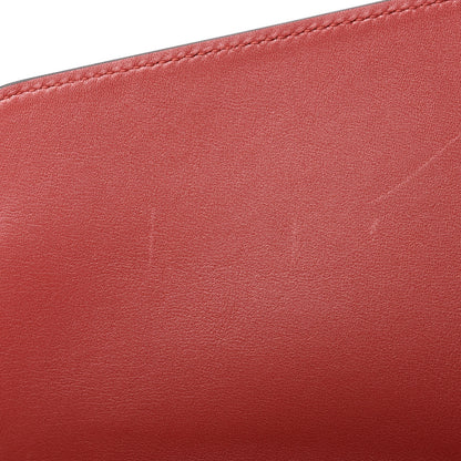 Gucci Calfskin Maxi Sylvie Clutch Red 8 of 9