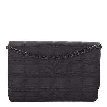 Chanel Nylon Travel Wallet On Chain WOC Black 1 of 11