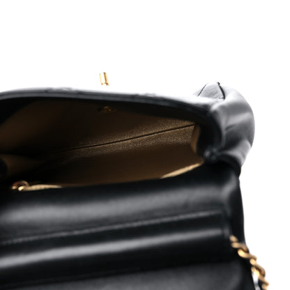 Chanel Lambskin Pearl Quilted Side Packs Black 7 of 10