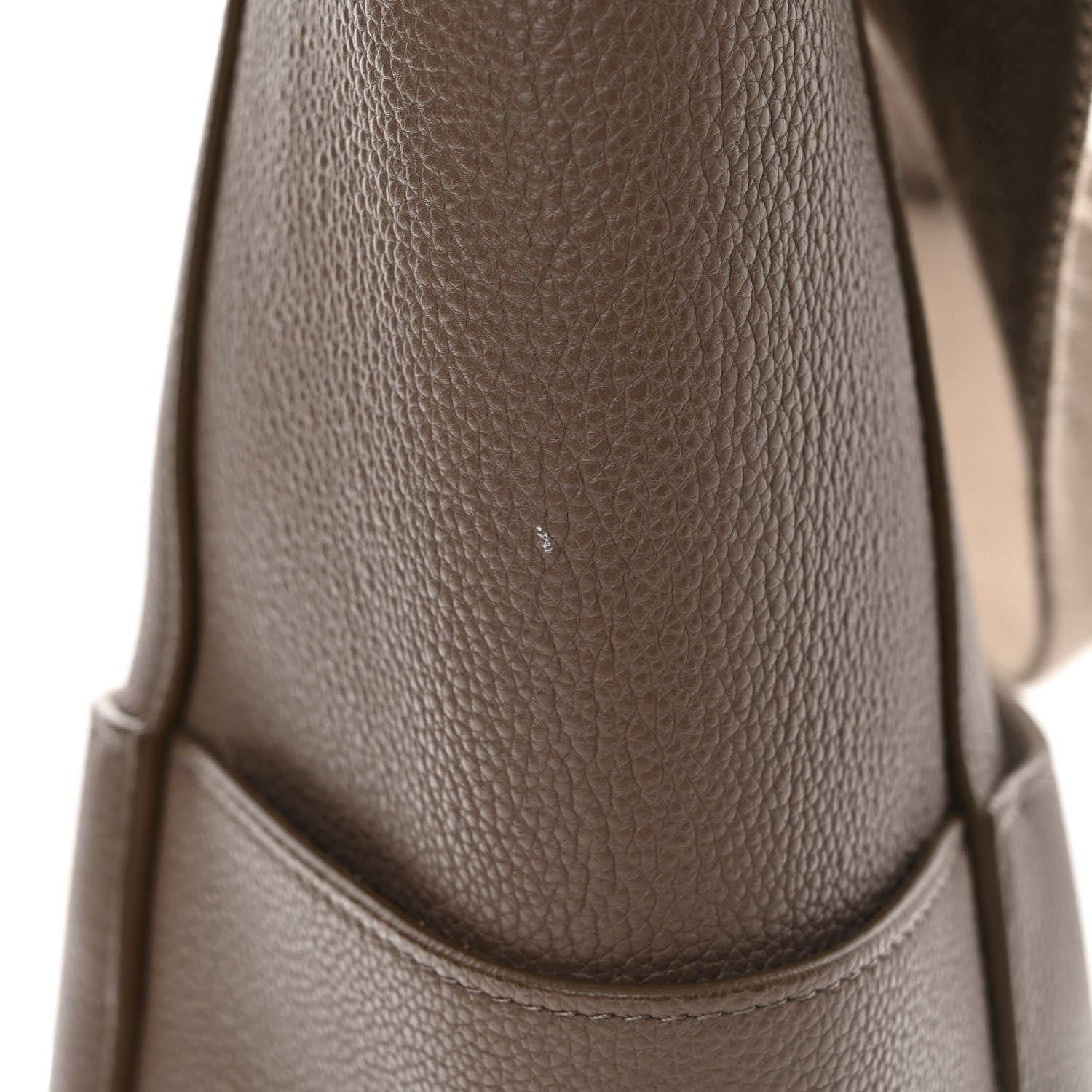 Celine Soft Grained Calfskin Sangle Bucket Bag Taupe 11 of 13