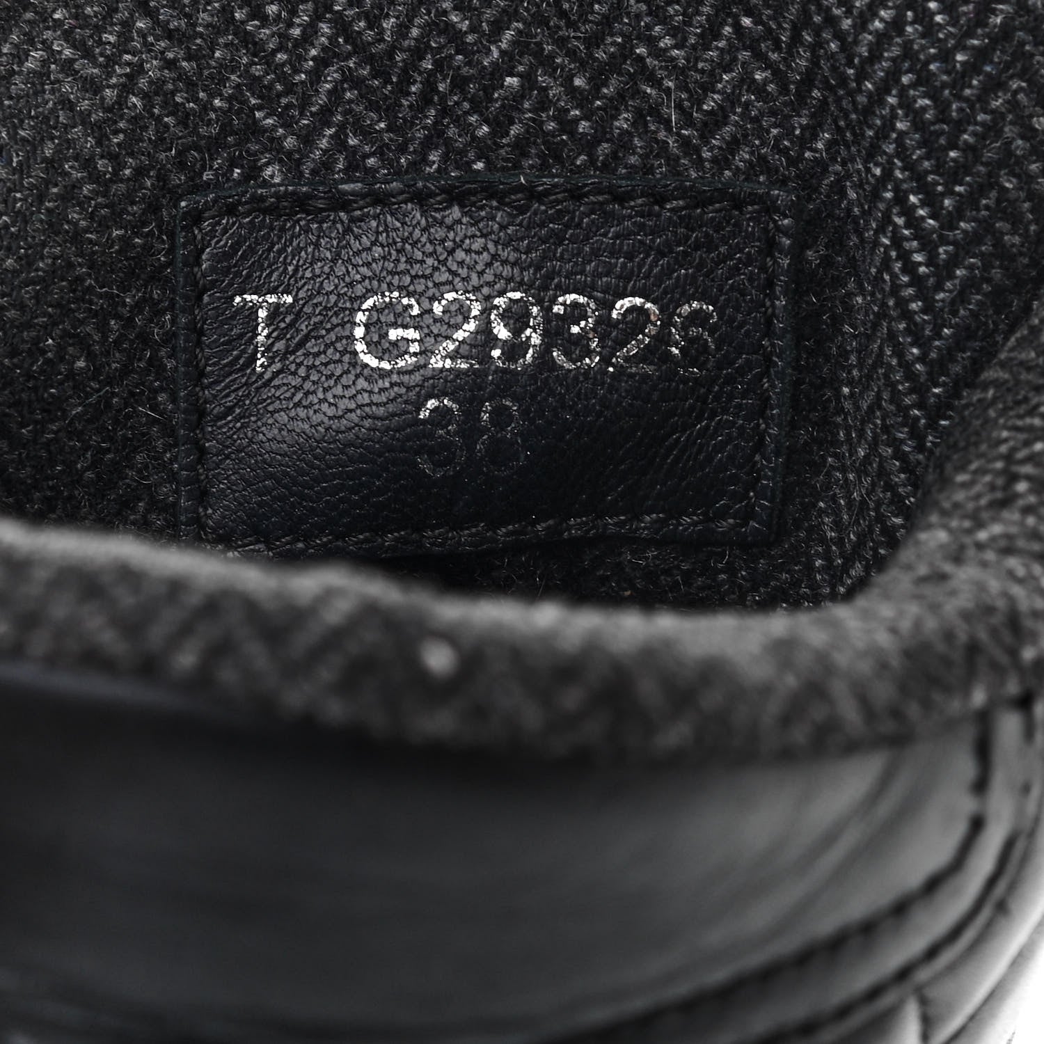 Chanel Lambskin Quilted High Top Sneakers 38 Black 6 of 8