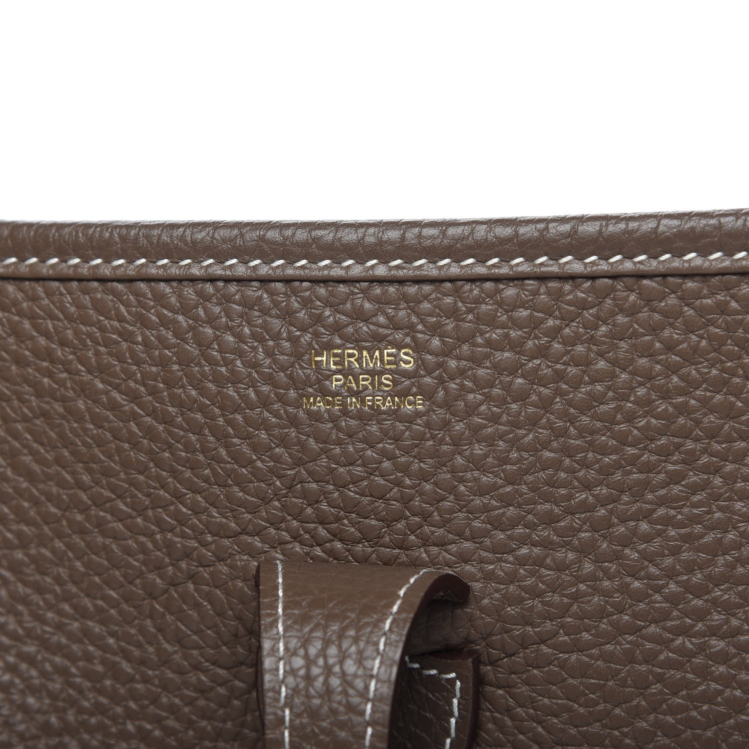 Hermes Taurillon Clemence Evelyne III PM Etoupe 8 of 11