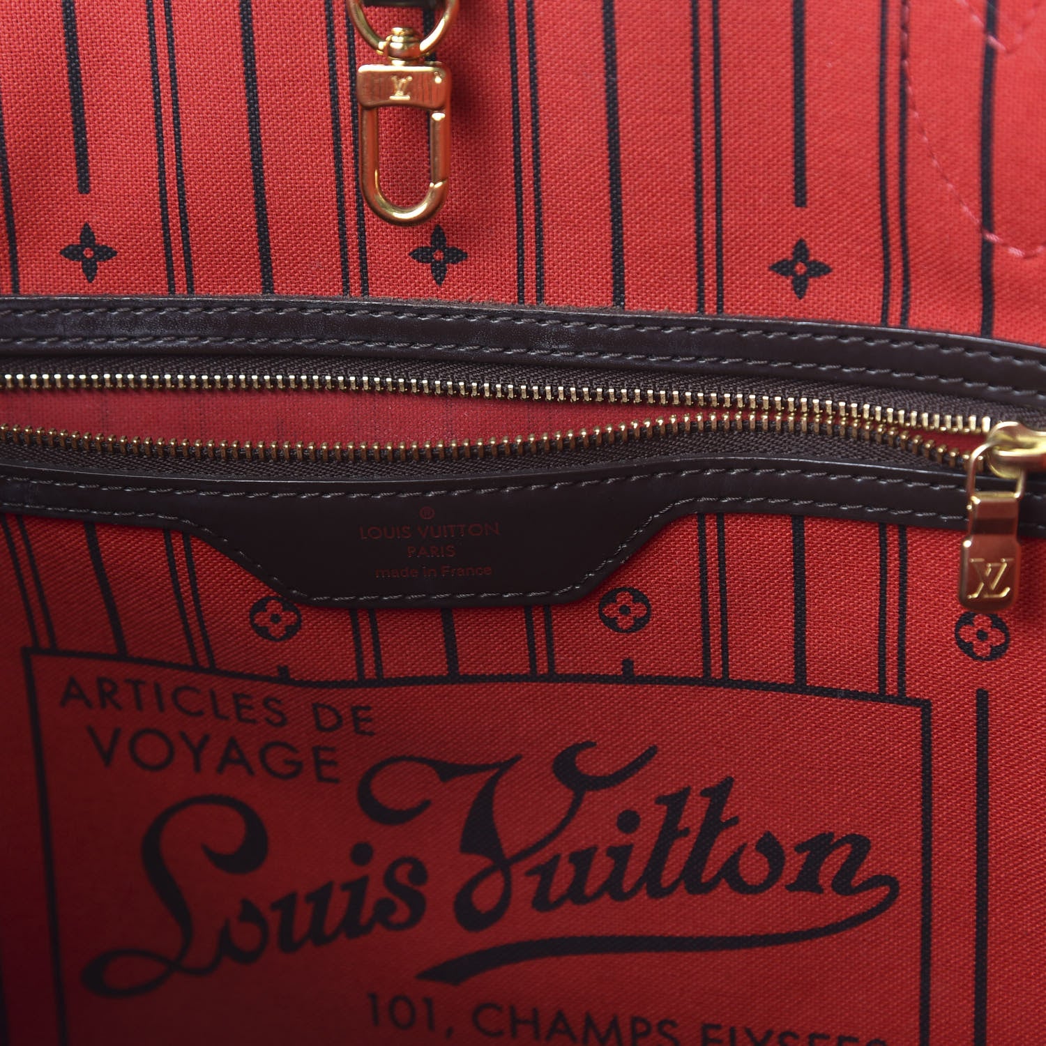 Louis Vuitton Damier Ebene Neverfull MM 8 of 12