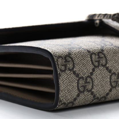 Gucci GG Supreme Monogram Mini Dionysus Chain Wallet Beige Taupe 8 of 10
