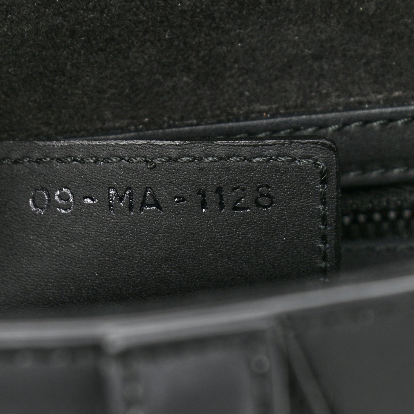 Ultra Matte Calfskin Saddle Bag Black
