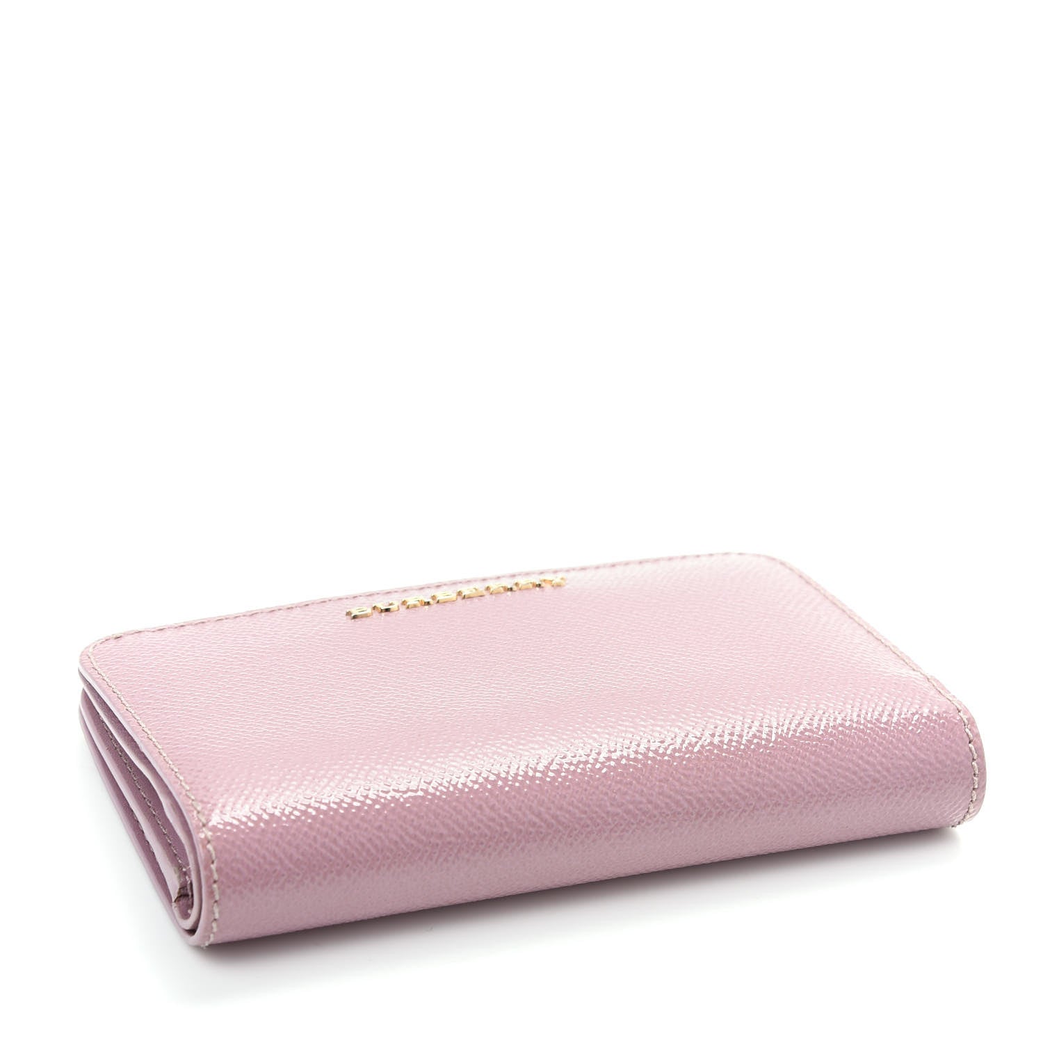 Burberry Patent London Bi-Fold Compact Wallet Pink 4 of 7