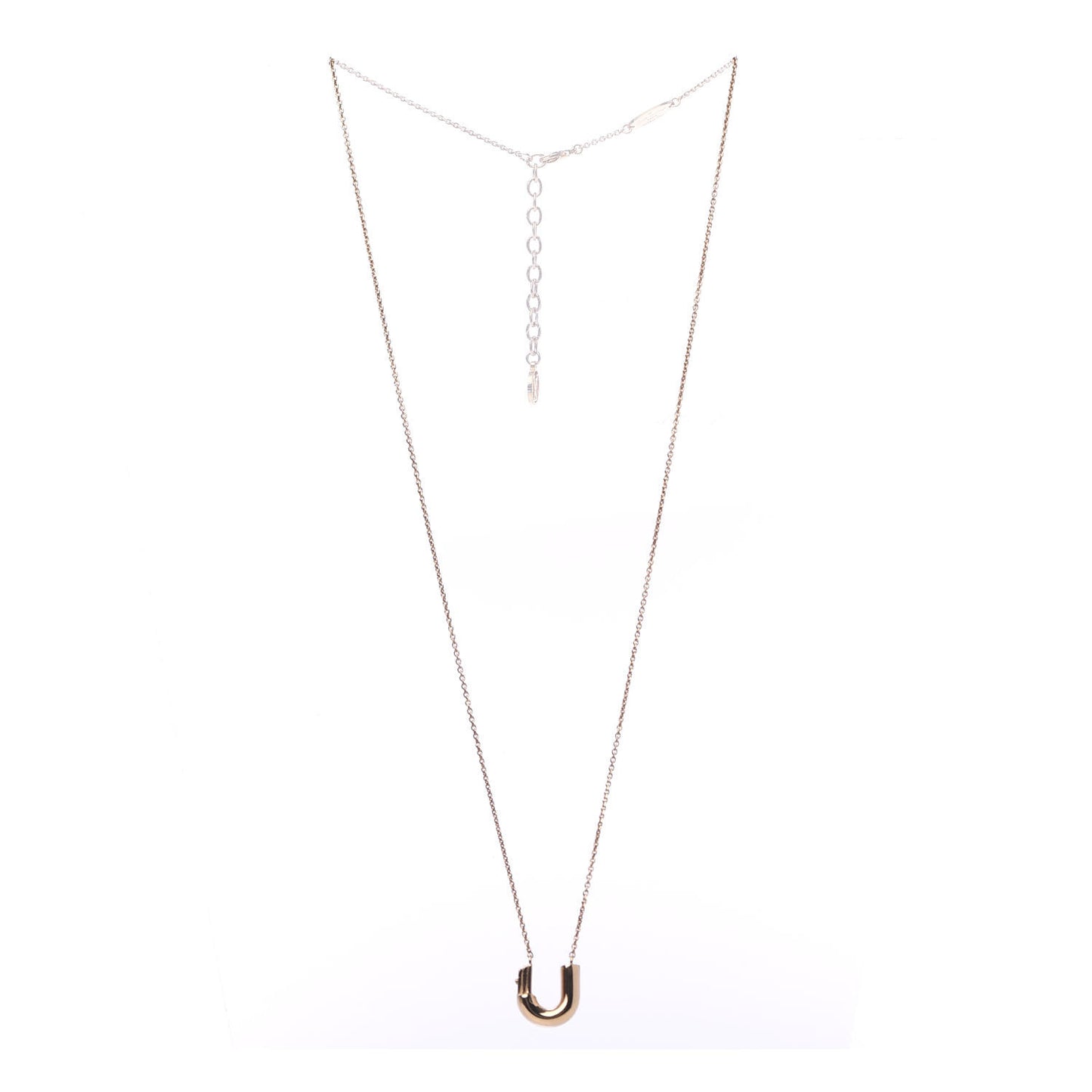 LV And Me Letter U Necklace Gold