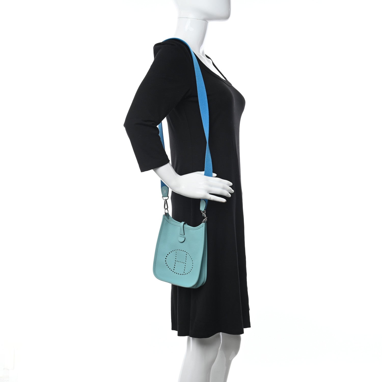 Hermes Epsom Evelyne TPM Bleu Atoll Bleu Zanzibar 2 of 14