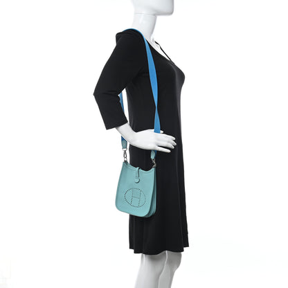 Hermes Epsom Evelyne TPM Bleu Atoll Bleu Zanzibar 2 of 14