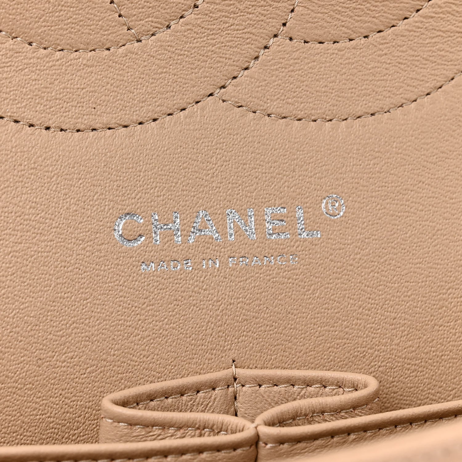 Chanel Caviar Quilted Jumbo Double Flap Light Beige 6 of 10