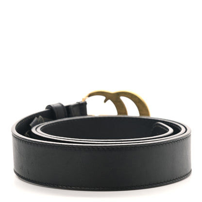 Gucci Calfskin Double G 30mm Belt 85 34 Black 2 of 3