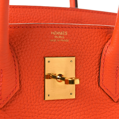 Hermes Togo Birkin 30 Feu 6 of 12