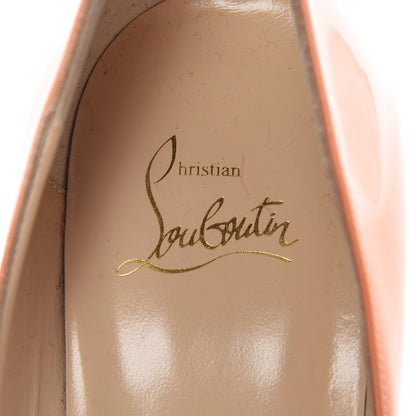 Christian Louboutin Patent Pigalle Follies 100 Pumps 40 Mango 6 of 8