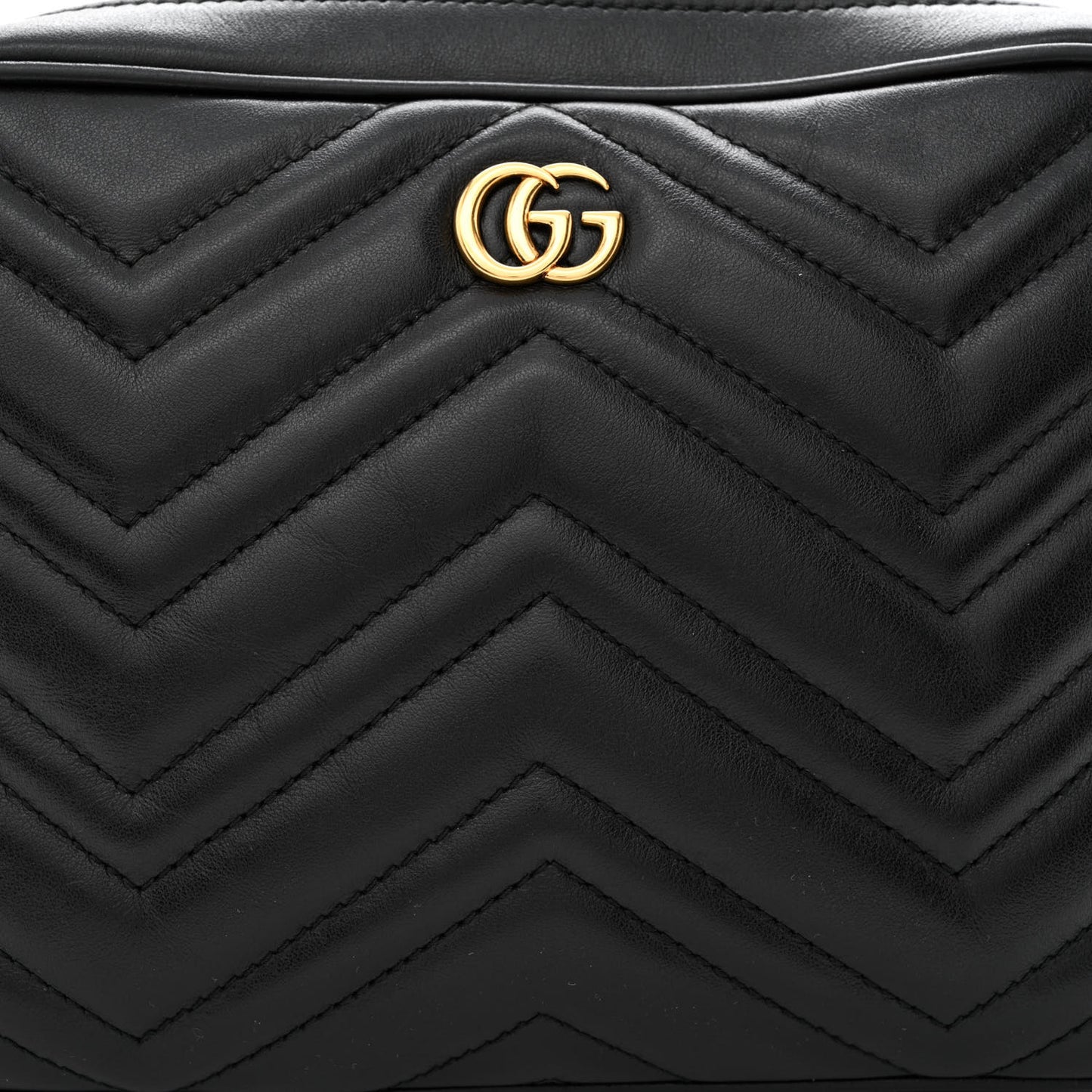 Calfskin Matelasse Mens GG Marmont Belt Bag 80 32 Black