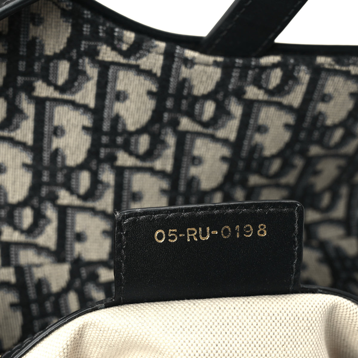 Christian Dior Oblique Saddle Bag Blue 7 of 10