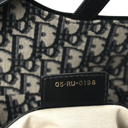 Christian Dior Oblique Saddle Bag Blue 7 of 10