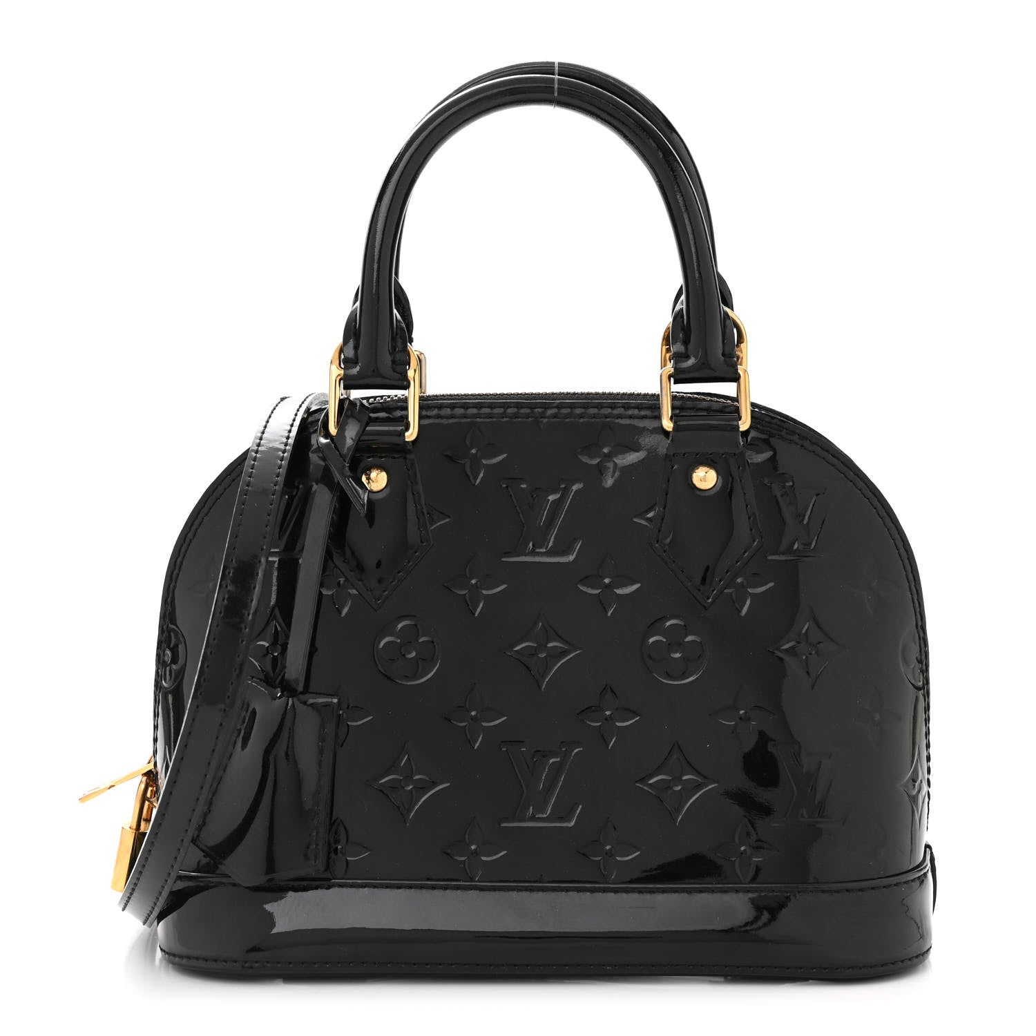 Louis Vuitton Vernis Alma BB Noir Magnetique 1 of 10