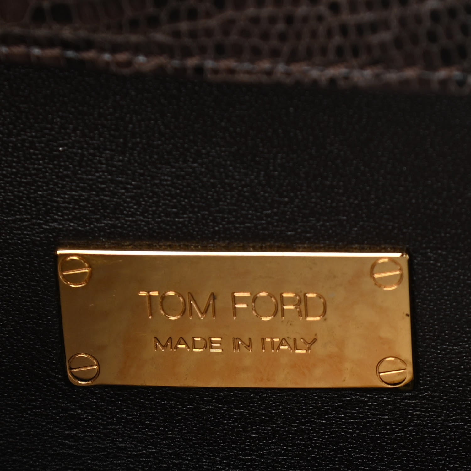 Tom Ford Lizard Hidden TF Bag Brown 6 of 13