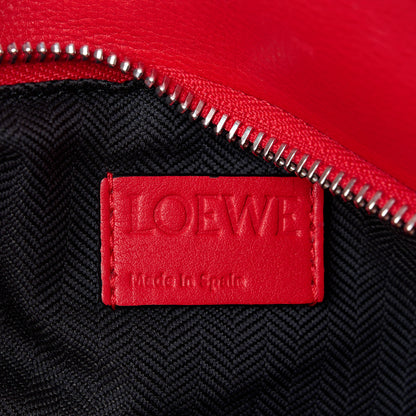 Loewe Calfskin Small Puzzle Bag Red Blue 6 of 10