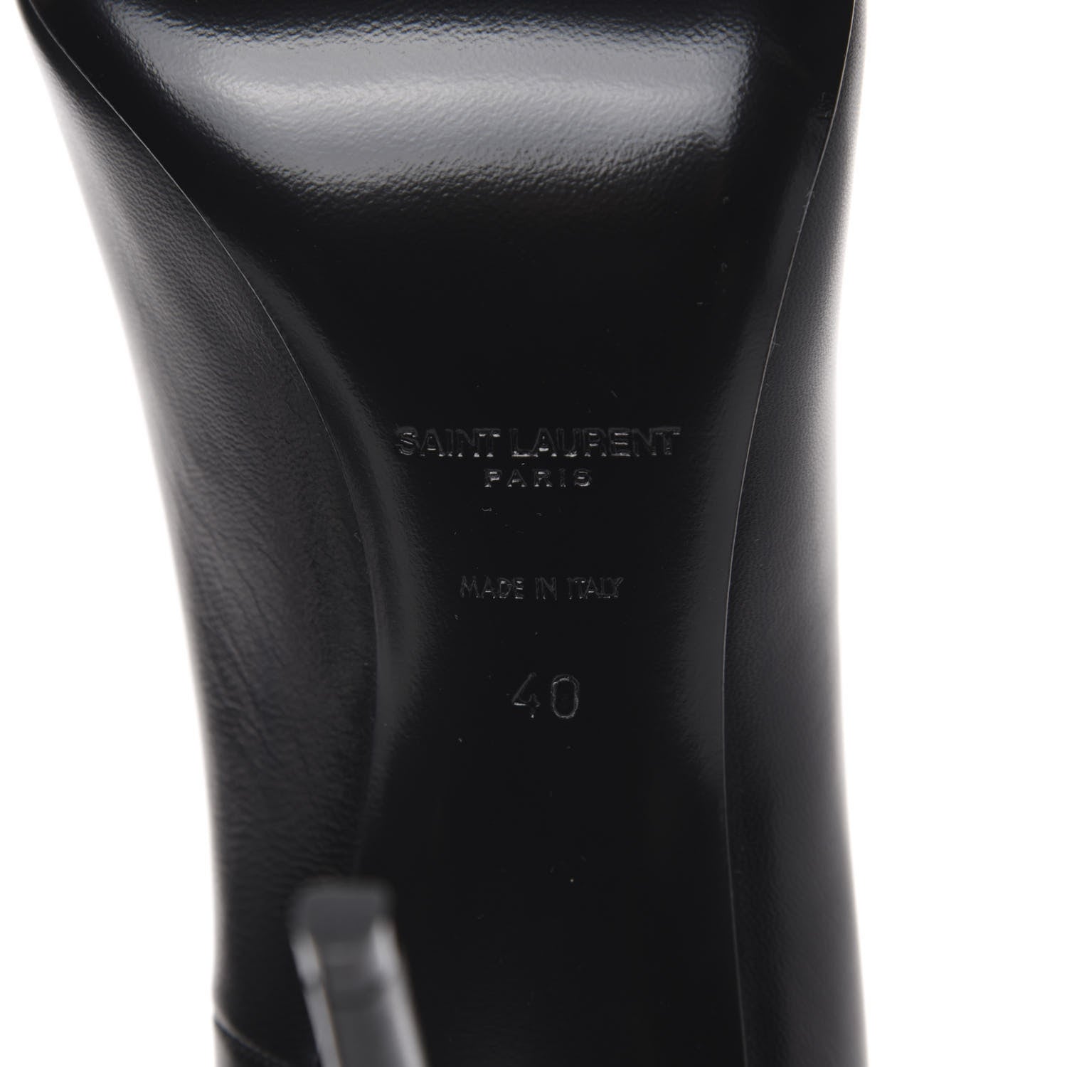 Saint Laurent Calfskin Zoe 105 Pumps 40 Black 6 of 9