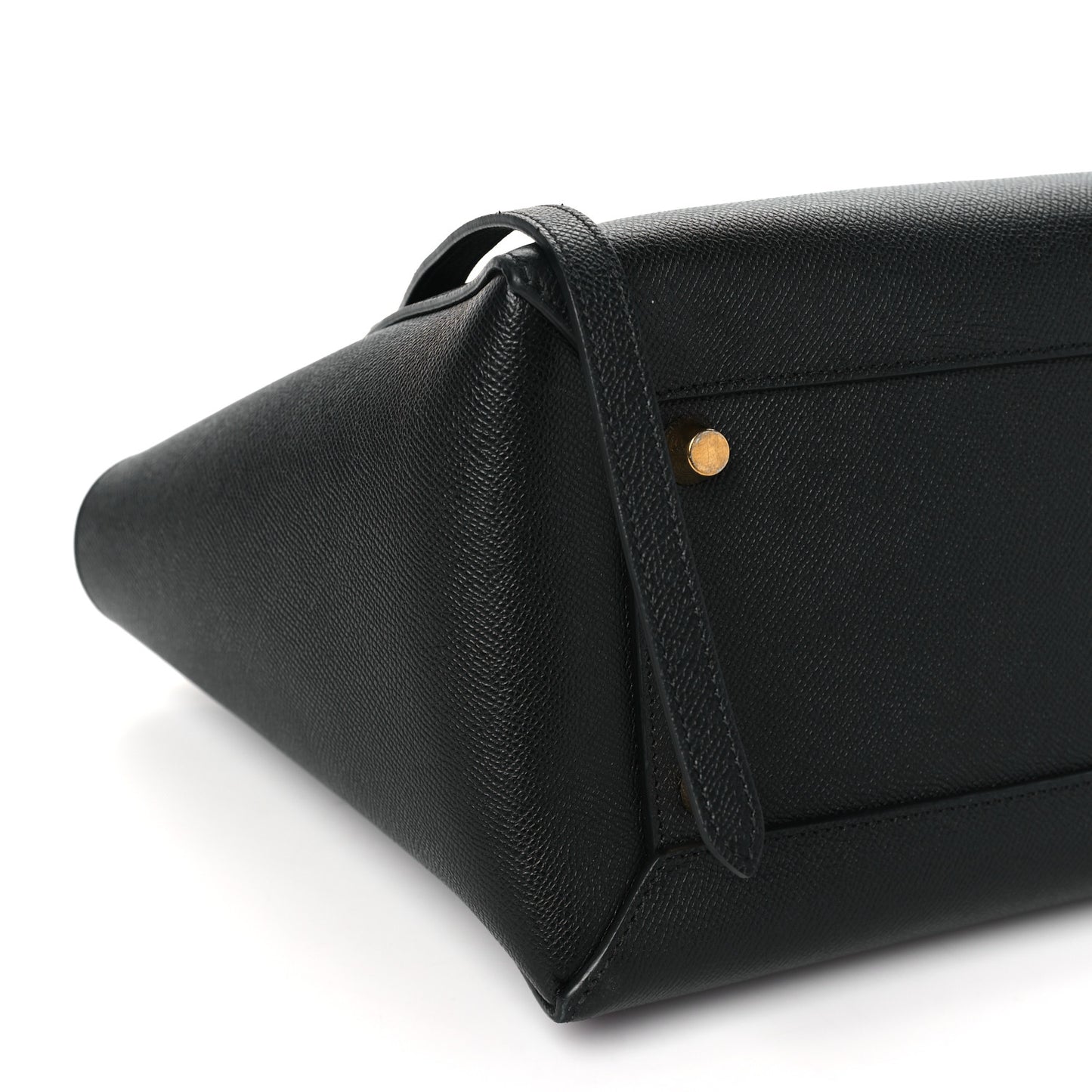 Grained Calfskin Mini Belt Bag Black