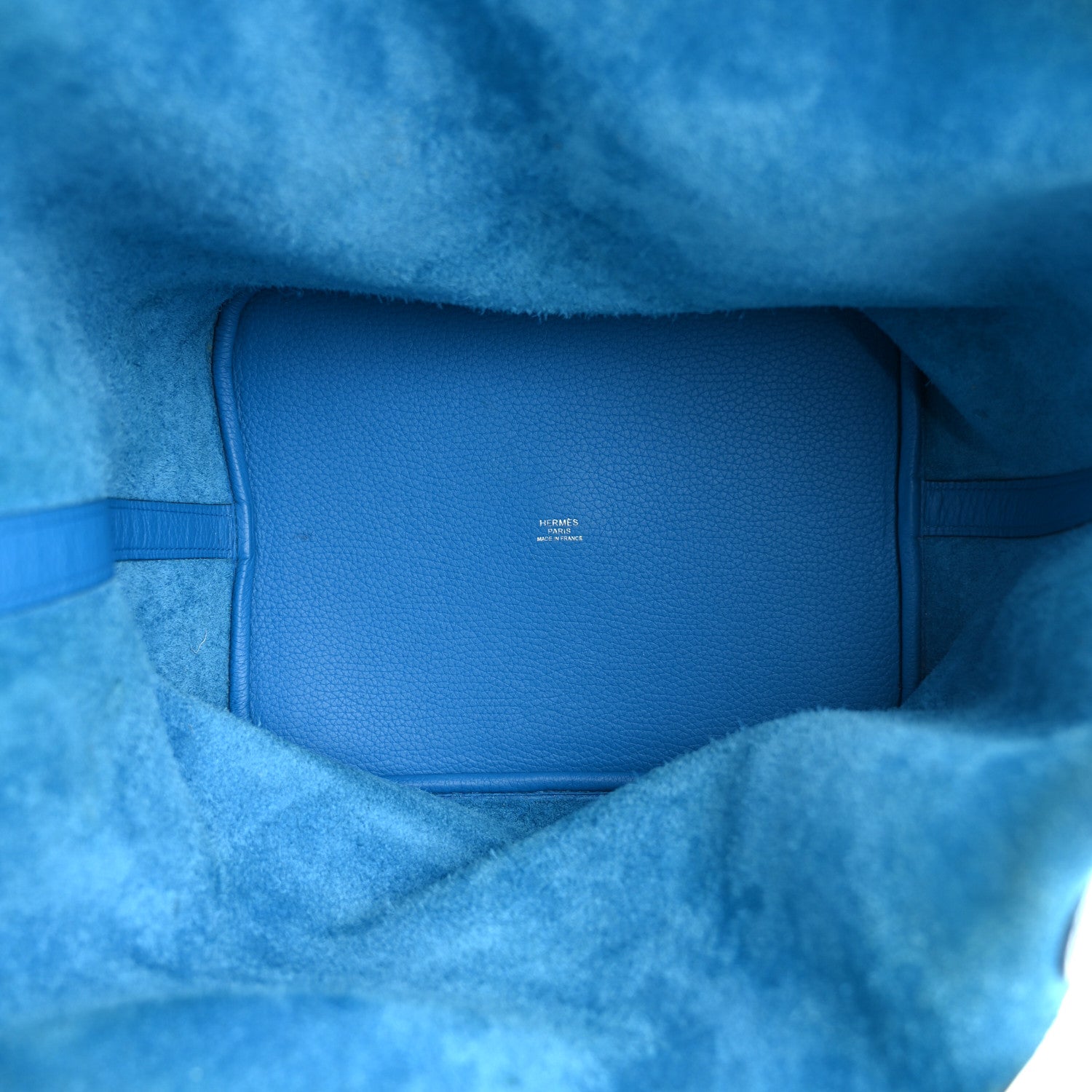 Hermes Taurillon Clemence Picotin Lock 22 MM Bleu Zanzibar 5 of 11