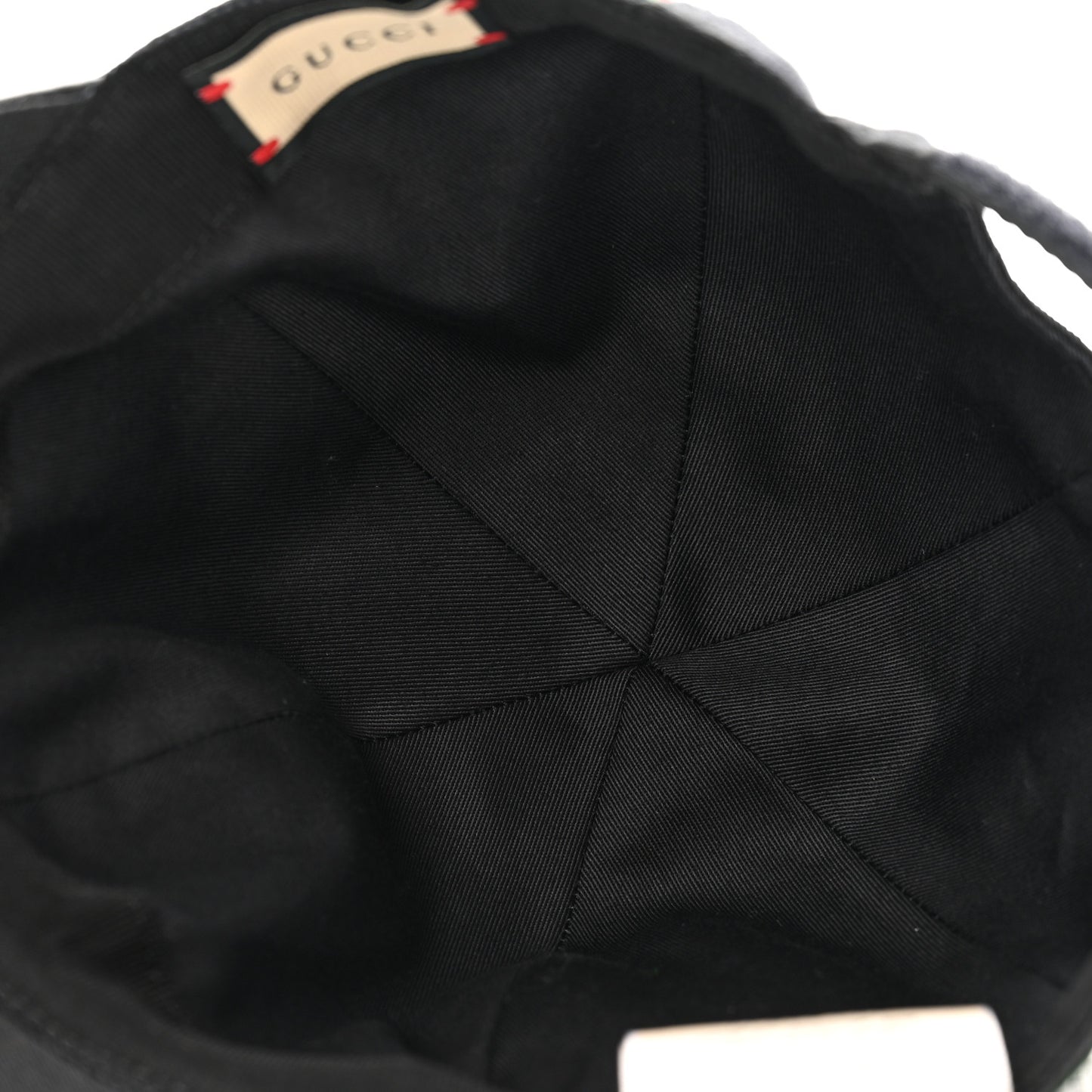 Monogram Web Baseball Hat XS Black