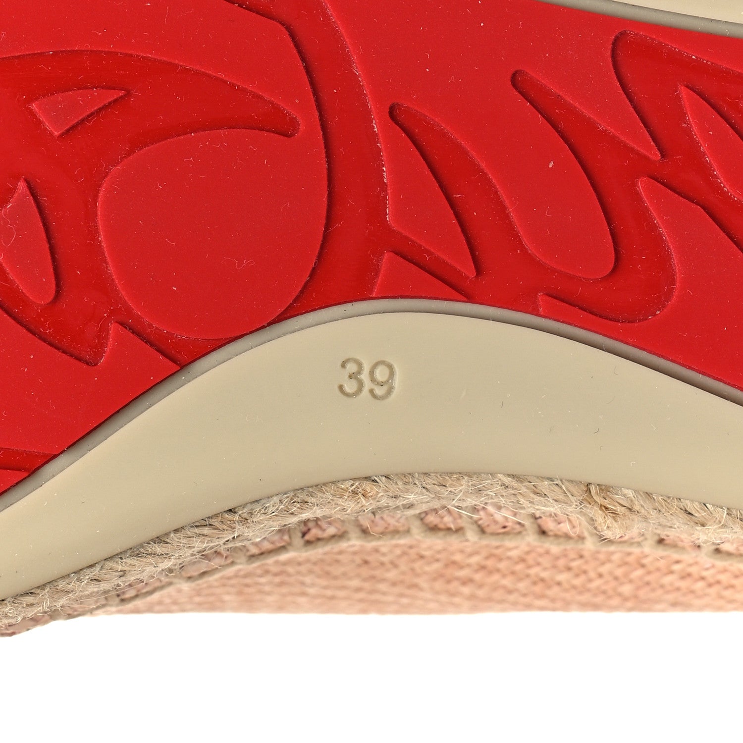 Christian Louboutin Nanou Orlato Donna Espadrilles 39 Paille Croisette 7 of 10