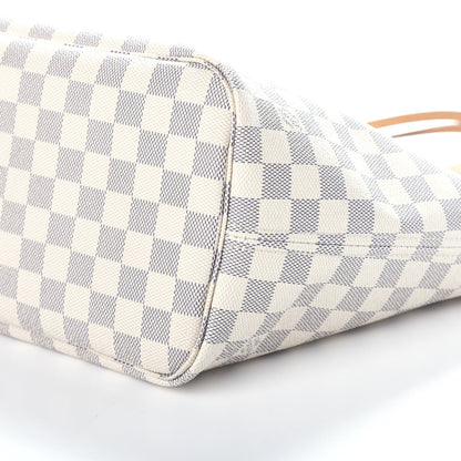 Louis Vuitton Damier Azur Neo Neverfull MM Rose Ballerine 10 of 10