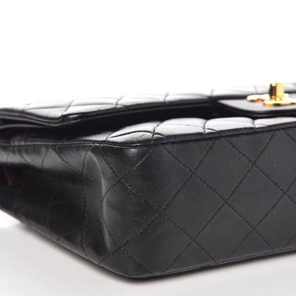 Chanel Lambskin Quilted Medium Double Flap Black 8 of 14