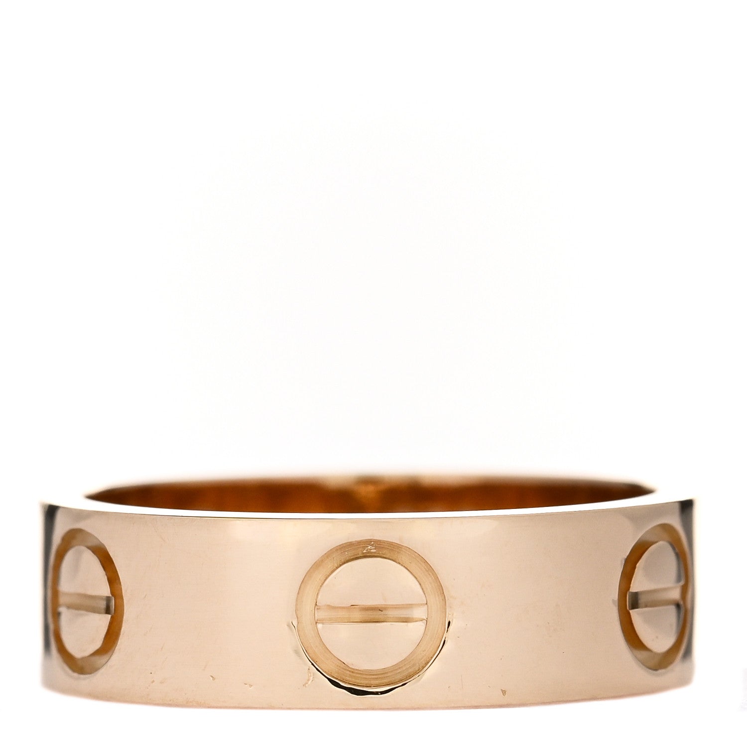 Cartier 18K Yellow Gold 5.5mm LOVE Ring 48 4.5 1 of 5
