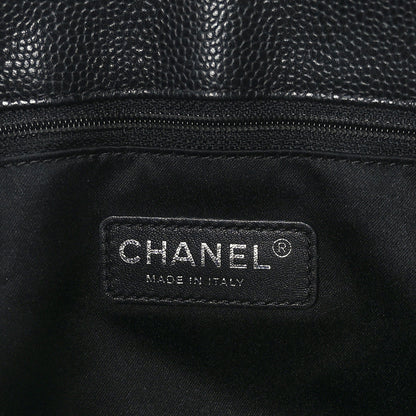 Chanel Caviar Quilted Grand Shopping Tote GST Black 7 of 10