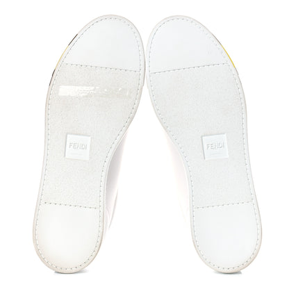 Fendi Calfskin Logo Band Mens Low Top Sneakers 9 White 5 of 11