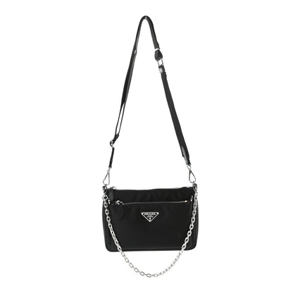 Prada Nylon Shoulder Bag Black 1 of 10